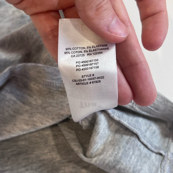 aritzia tna gray bra cropped tank top - Picture 5 of 7